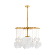 Arteriors - 89493 - One Light Chandelier - Mira - Antique Brass