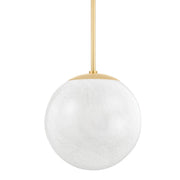 Hudson Valley - 1316-AGB - One Light Pendant - Burlington - Aged Brass
