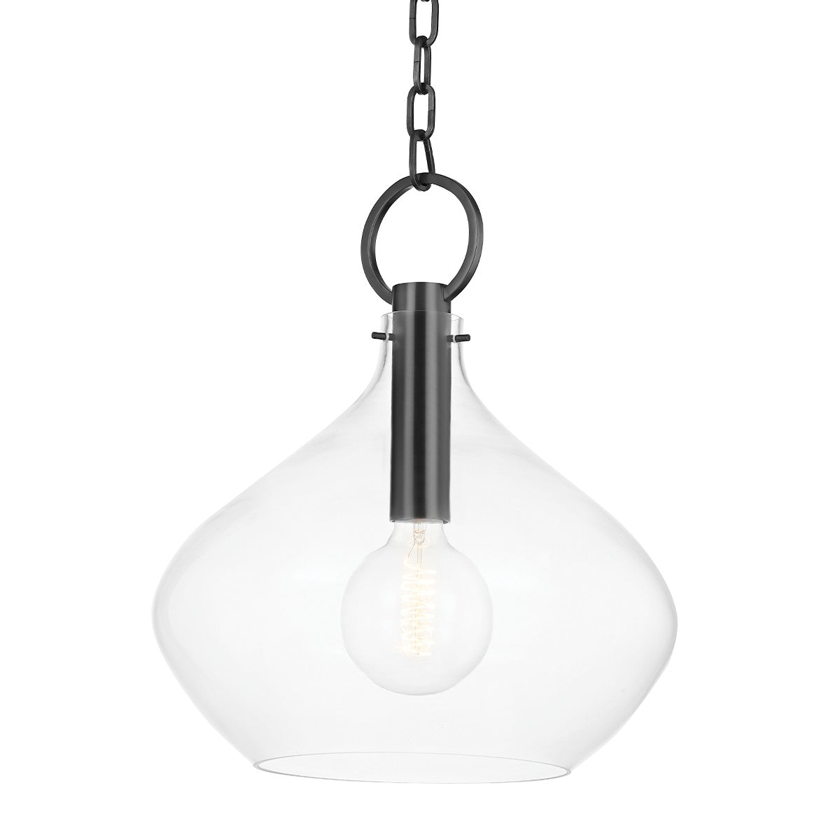 Hudson Valley - BKO253-OB - One Light Large Pendant - Lina - Old Bronze