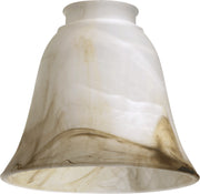 Quorum - 2814 - Glass - Glass Series - Faux Brown Alabaster