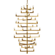 Currey and Company - 9000-0918 - 52 Light Chandelier - Brass