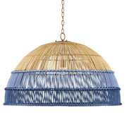Currey and Company - 9000-0924 - One Light Pendant - Khaki/Cornflower Blue/Bluebonnet