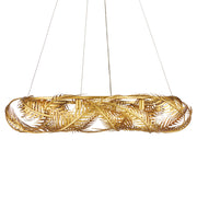 Currey and Company - 9000-0937 - Eight Light Chandelier - Contemporary Gold Leaf/Painted Contemporary Gold
