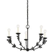 Troy Lighting - F4428-BI - Five Light Chandelier - Florian - Black Iron