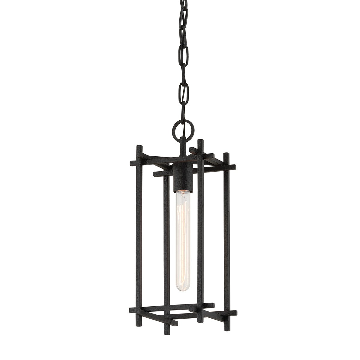 Troy Lighting - F1093-BI - One Light Lantern - Huck - Black Iron