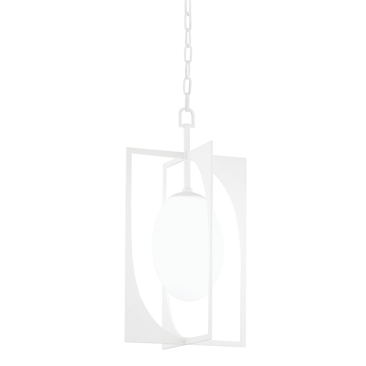 Troy Lighting - F1213-GSW - One Light Lantern - Enzo - Gesso White