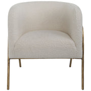 Uttermost - 23686 - Accent Chair - Jacobsen - Aged Gold