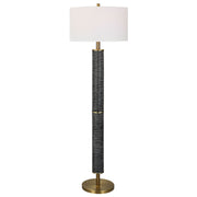 Uttermost - 30102 - One Light Floor Lamp - Summit - Antique Brass