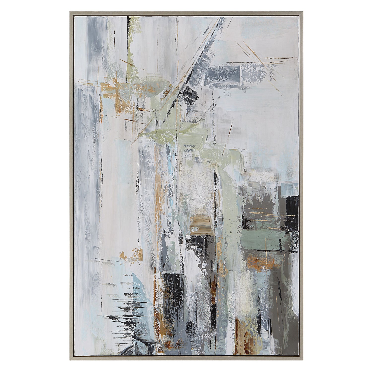 Uttermost - 41442 - Canvas Art - Natural Springs - Silver