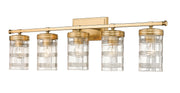 Z-Lite - 344-5V-HG - Five Light Vanity - Archer - Heirloom Gold