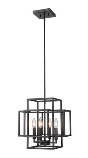 Z-Lite - 454-14MB - Four Light Pendant - Titania - Matte Black