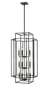 Z-Lite - 454-42MB - 12 Light Chandelier - Titania - Matte Black