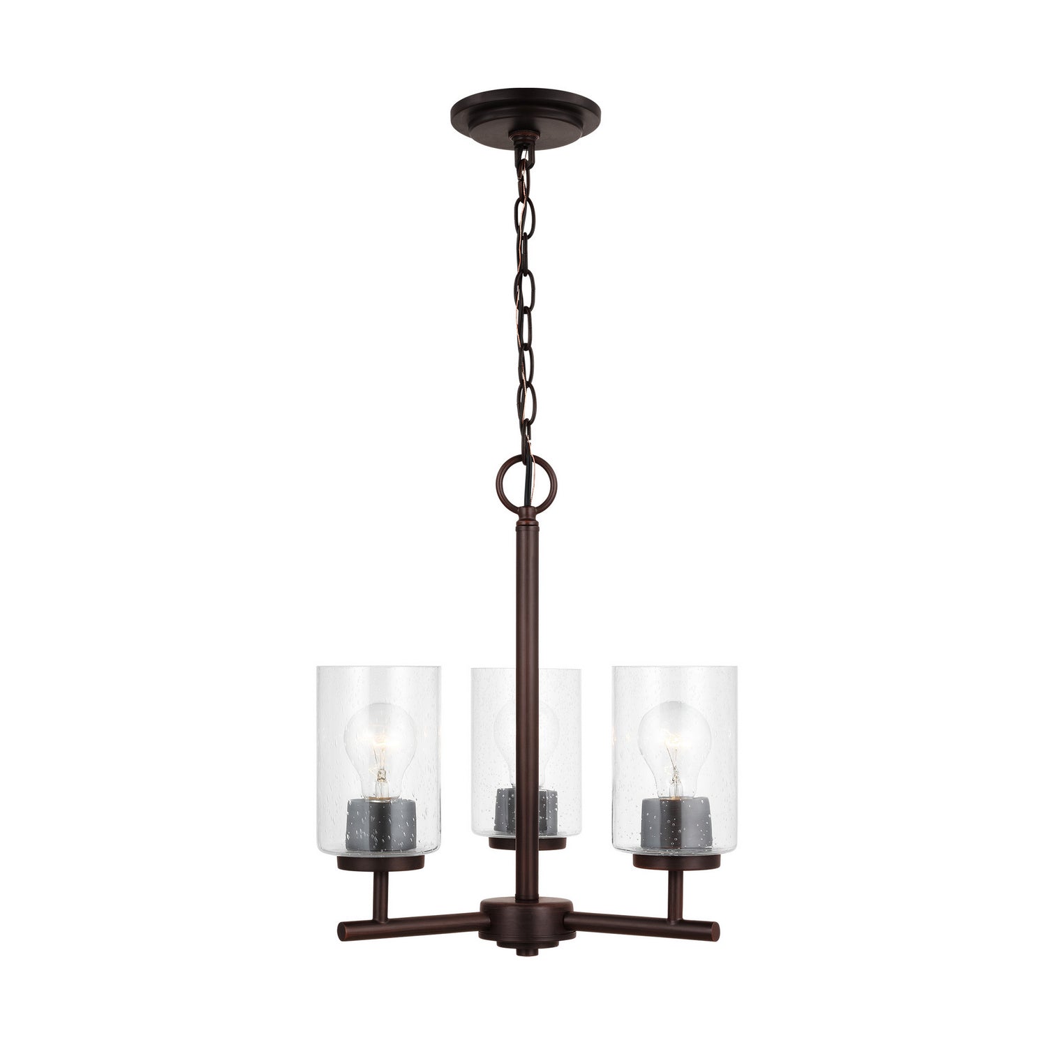Generation Lighting - 31170-710 - Three Light Chandelier - Oslo - Bronze