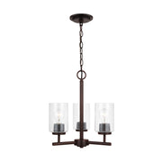Generation Lighting - 31170-710 - Three Light Chandelier - Oslo - Bronze