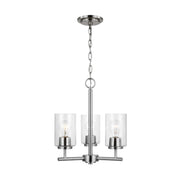 Generation Lighting - 31170-962 - Three Light Chandelier - Oslo - Brushed Nickel