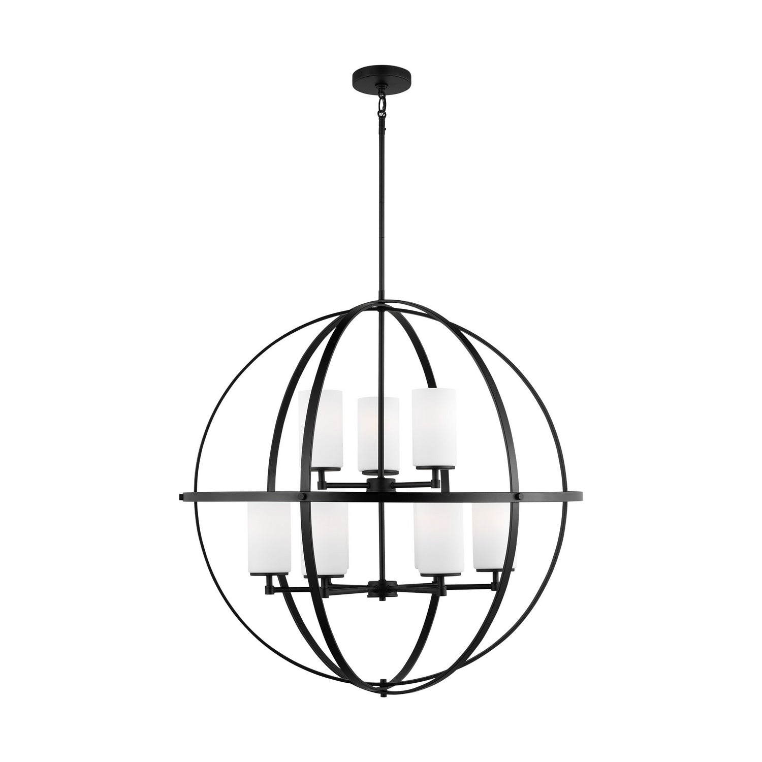Generation Lighting - 3124609EN3-112 - Nine Light Chandelier - Alturas - Midnight Black