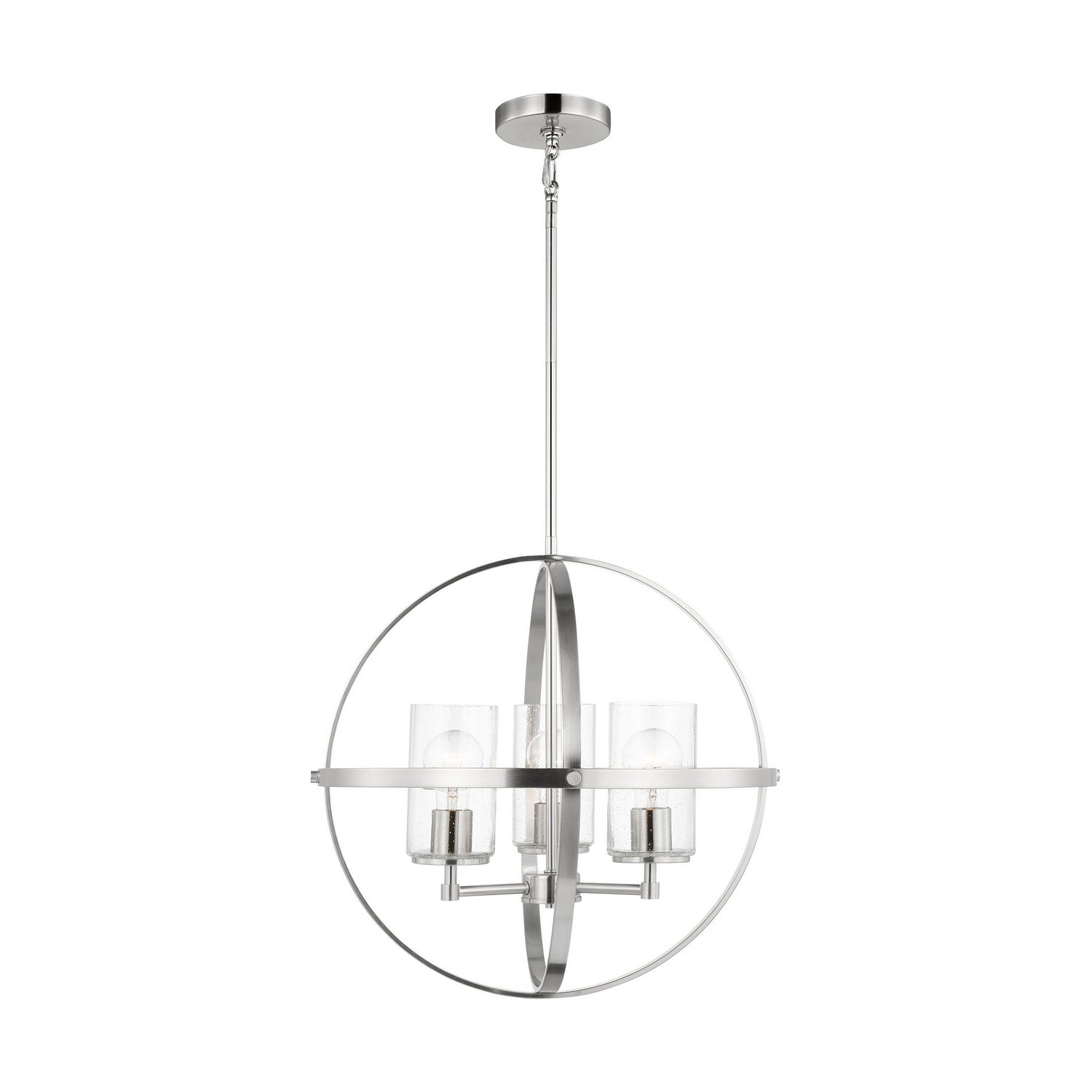 Generation Lighting - 3124673-962 - Three Light Chandelier - Alturas - Brushed Nickel