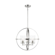 Generation Lighting - 3124673-962 - Three Light Chandelier - Alturas - Brushed Nickel