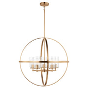 Generation Lighting - 3124675-848 - Five Light Chandelier - Alturas - Satin Brass
