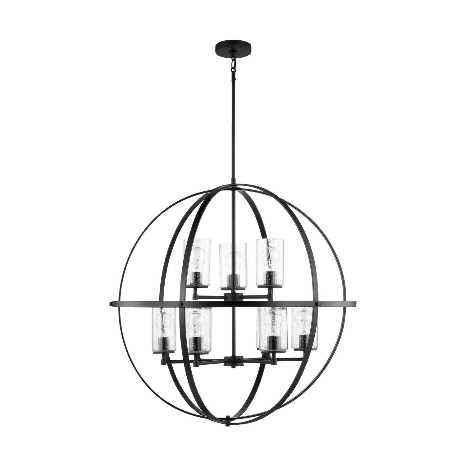Generation Lighting - 3124679-112 - Nine Light Chandelier - Alturas - Midnight Black