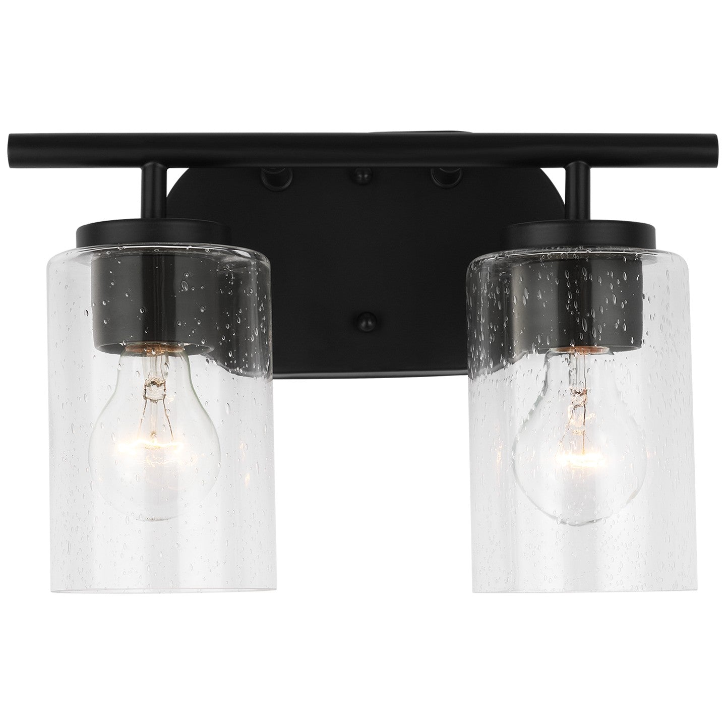 Generation Lighting - 41171-112 - Two Light Wall / Bath - Oslo - Midnight Black