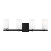 Generation Lighting - 4424604-112 - Four Light Wall / Bath - Alturas - Midnight Black
