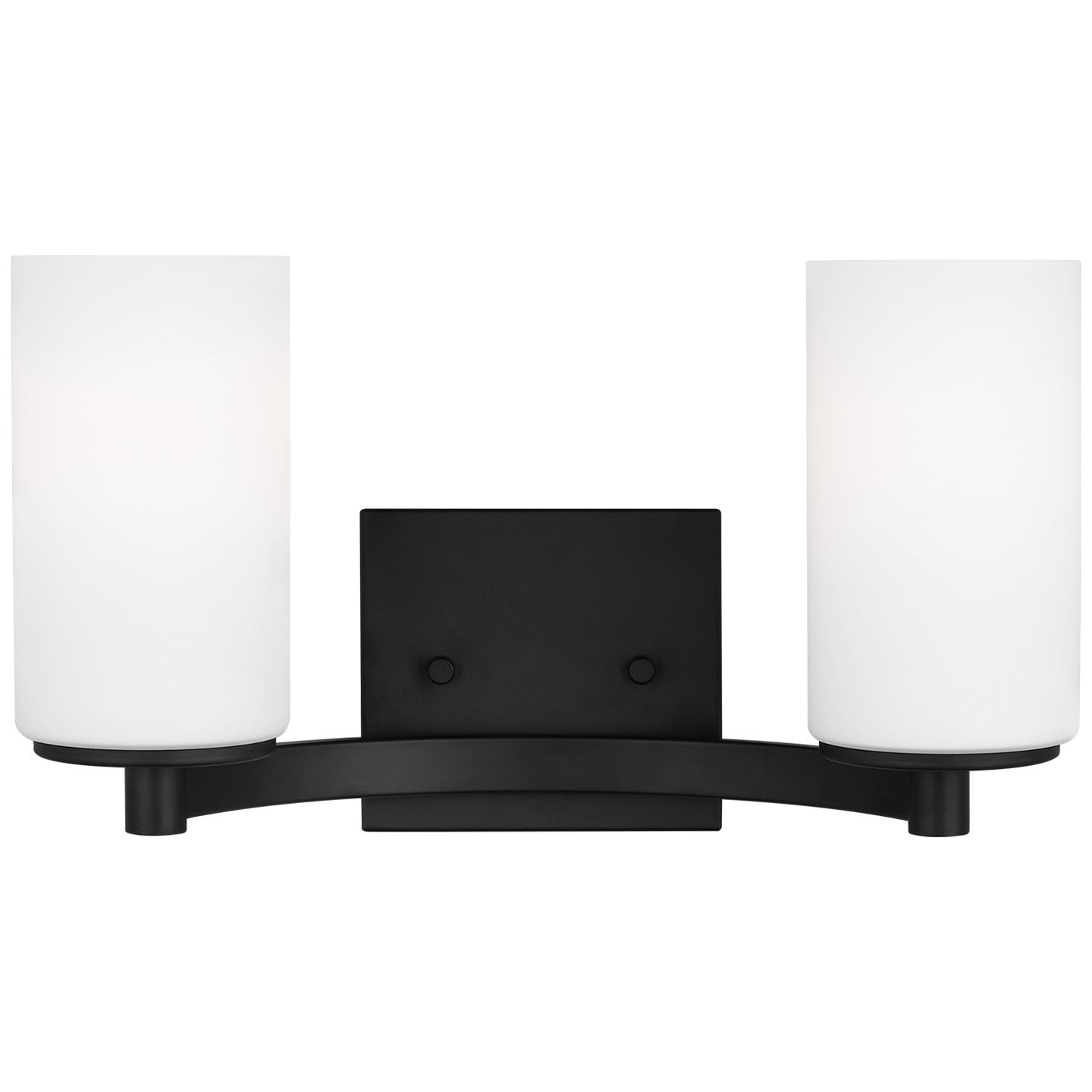 Generation Lighting - 4439102-112 - Two Light Wall / Bath - Hettinger - Midnight Black