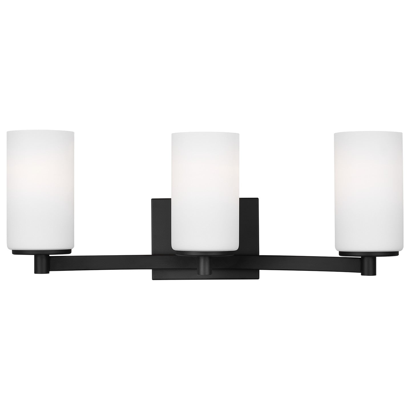 Generation Lighting - 4439103-112 - Three Light Wall / Bath - Hettinger - Midnight Black