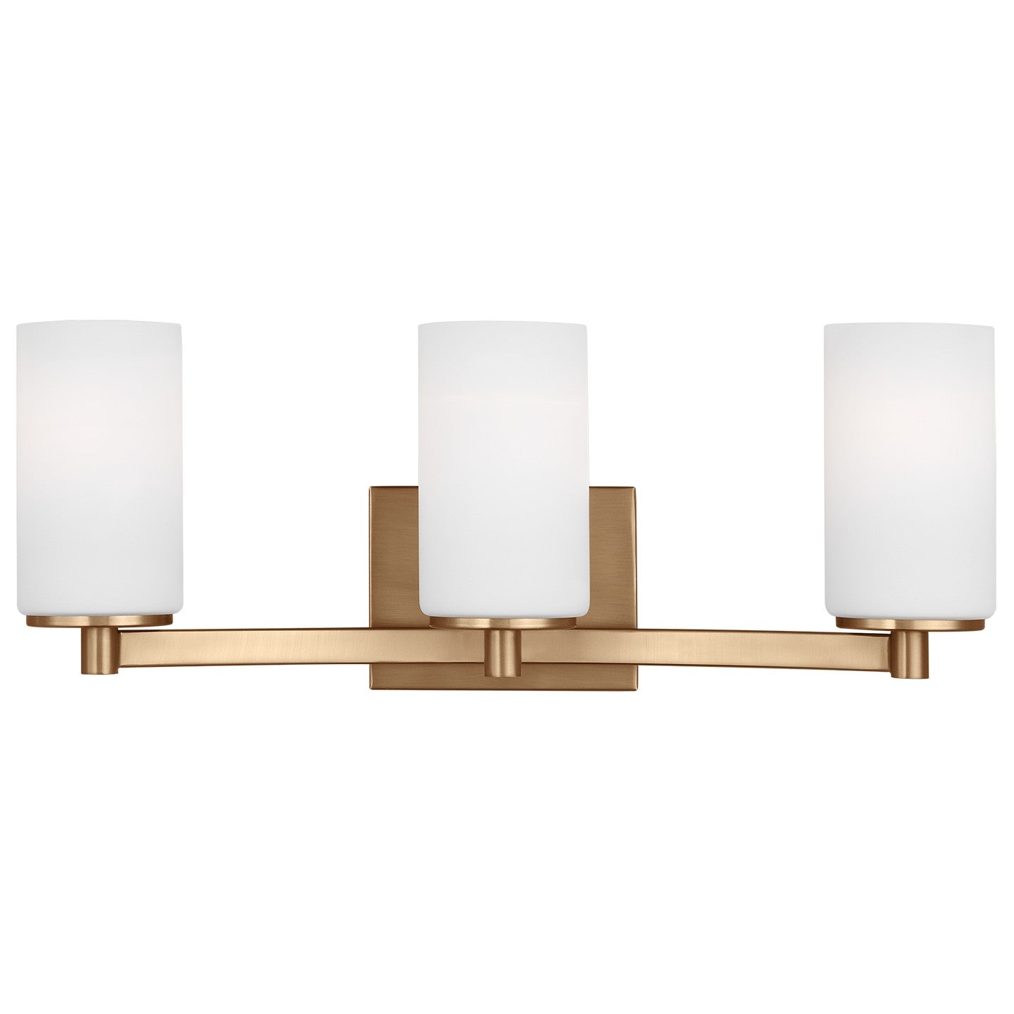 Generation Lighting - 4439103-848 - Three Light Wall / Bath - Hettinger - Satin Brass