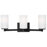Generation Lighting - 4439103EN3-112 - Three Light Wall / Bath - Hettinger - Midnight Black