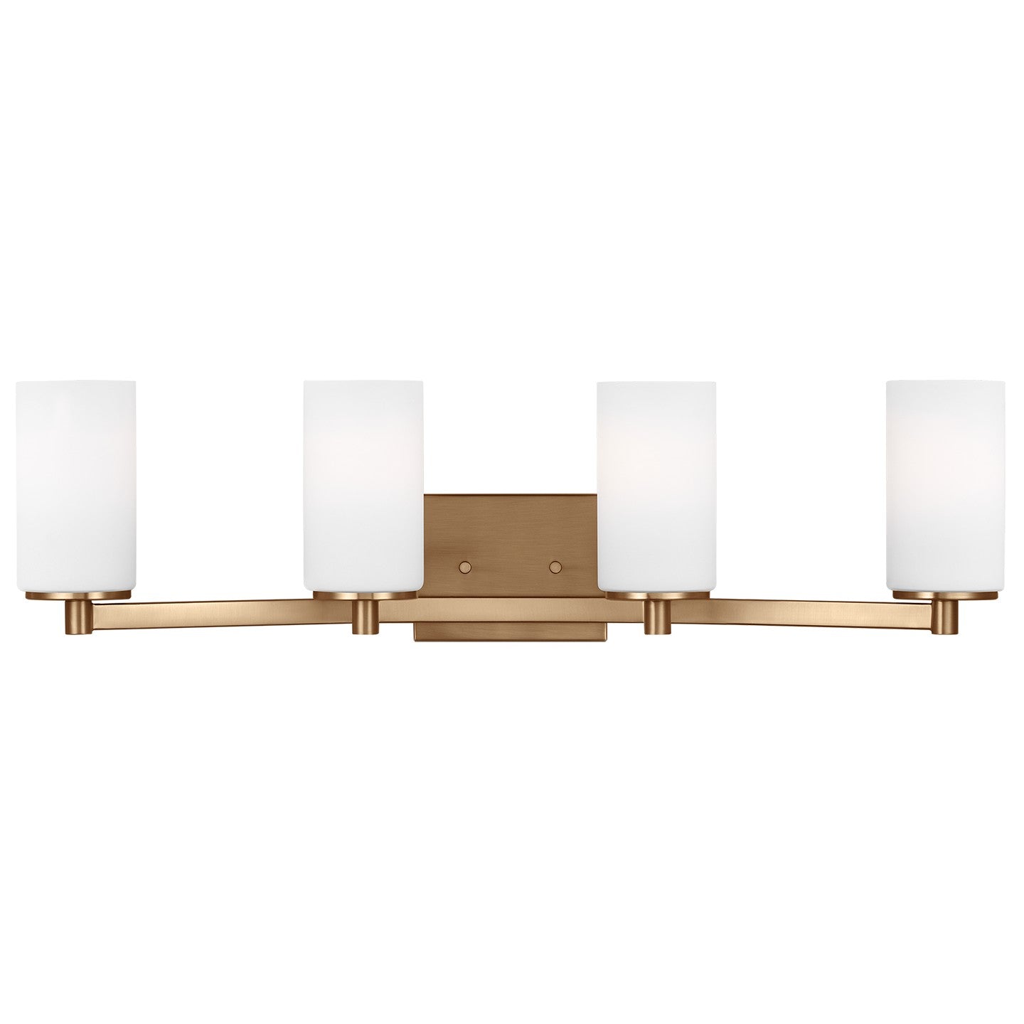 Generation Lighting - 4439104-848 - Four Light Wall / Bath - Hettinger - Satin Brass