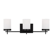 Visual Comfort Studio - 4490303EN3-112 - Three Light Bath - Zire - Midnight Black