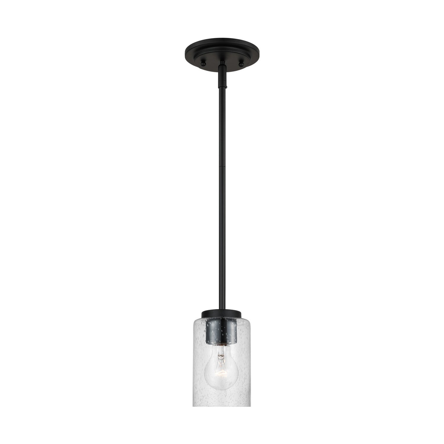 Generation Lighting - 61170-112 - One Light Mini-Pendant - Oslo - Midnight Black