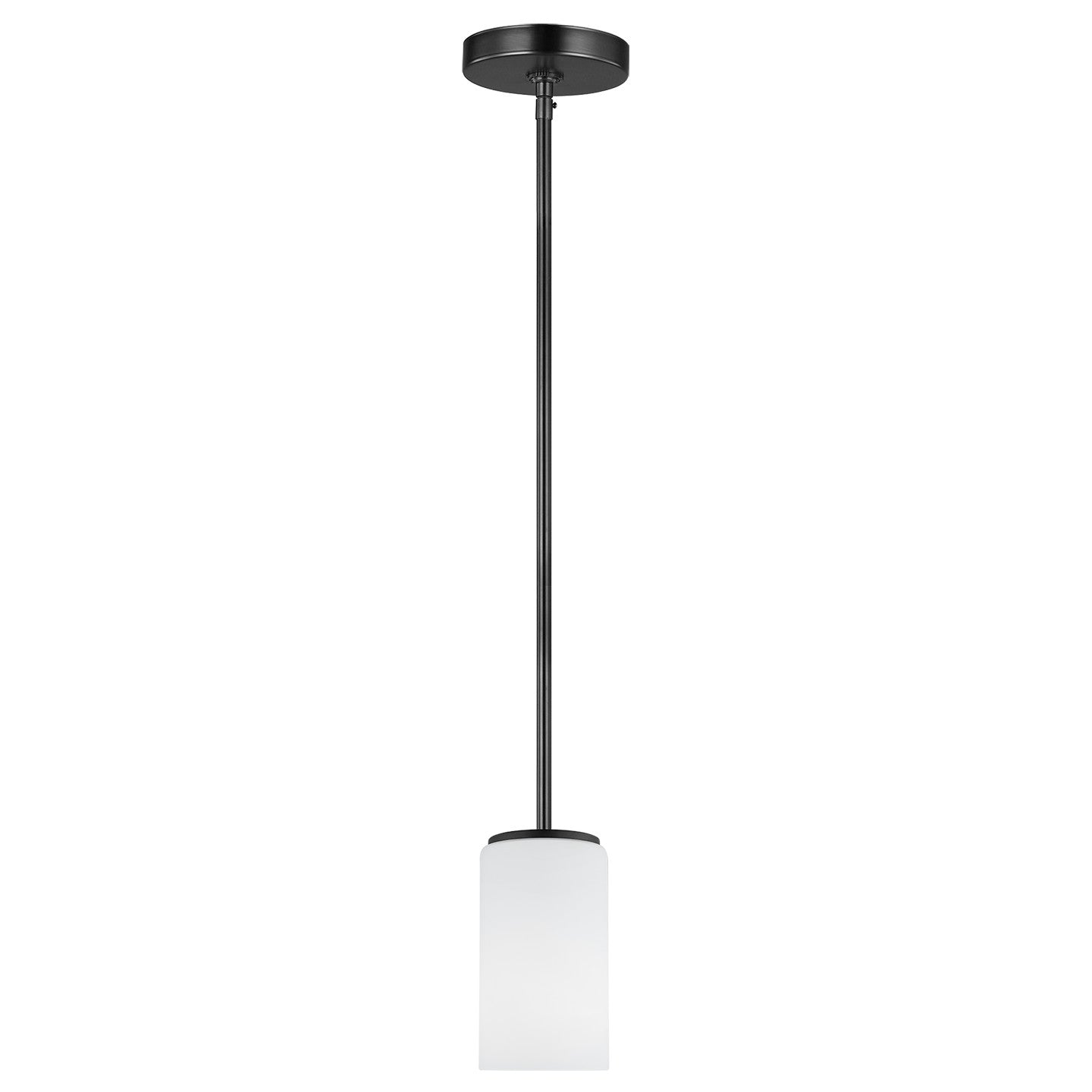 Generation Lighting - 6124601EN3-112 - One Light Mini-Pendant - Alturas - Midnight Black