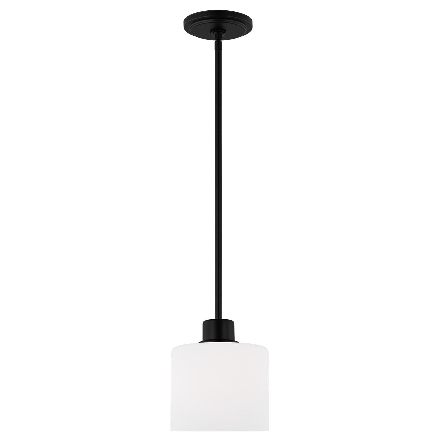 Generation Lighting - 6128801-112 - One Light Mini-Pendant - Canfield - Midnight Black