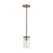 Visual Comfort Studio - 6190301-848 - One Light Mini-Pendant - Zire - Satin Brass