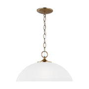 Generation Lighting - 6516501-848 - One Light Pendant - Geary - Satin Brass
