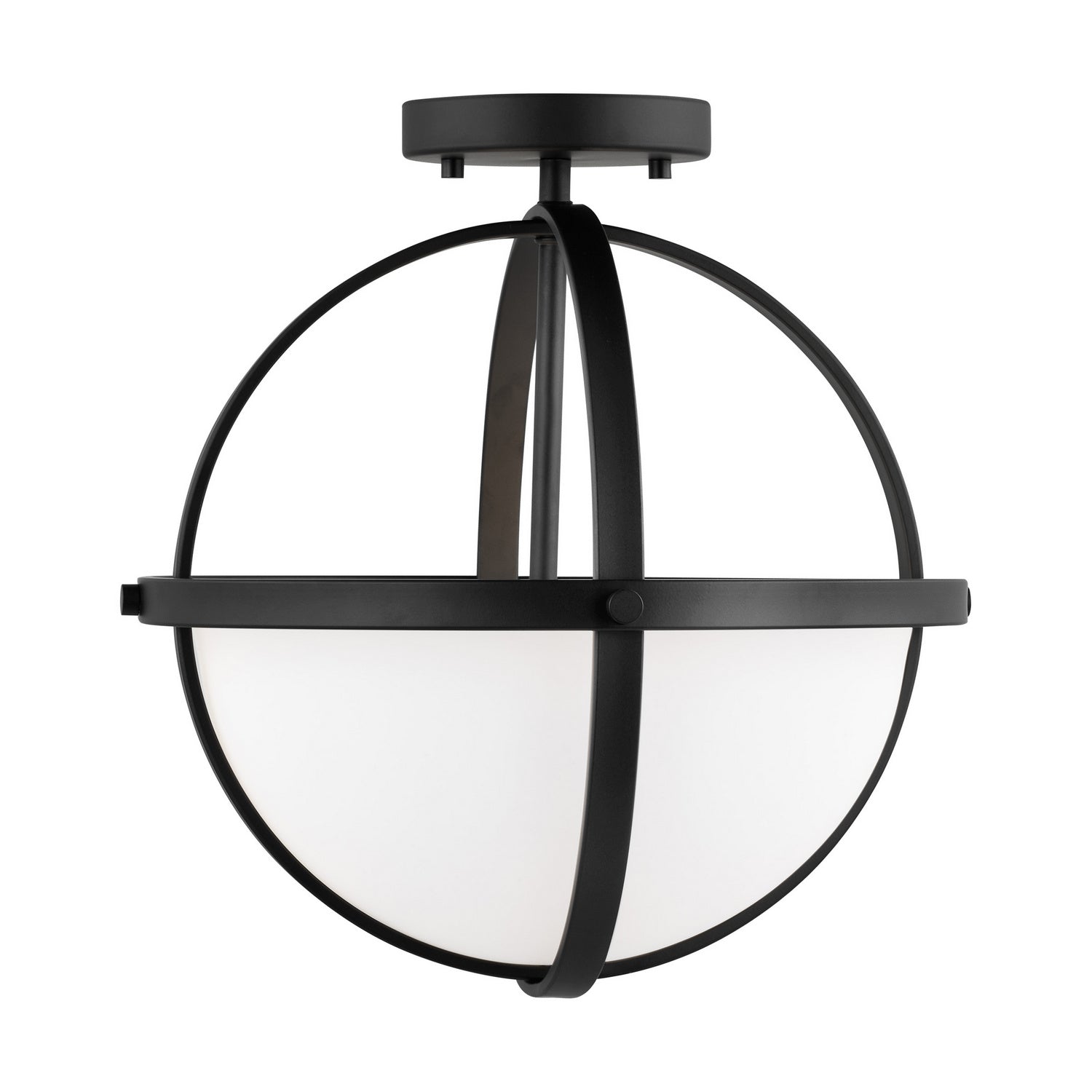 Generation Lighting - 7724602EN3-112 - Two Light Semi-Flush Convertible Pendant - Alturas - Midnight Black