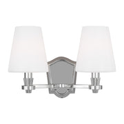 Visual Comfort Studio - AV1002PN - Two Light Vanity - Paisley - Polished Nickel