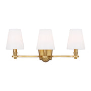 Visual Comfort Studio - AV1003BBS - Three Light Vanity - Paisley - Burnished Brass