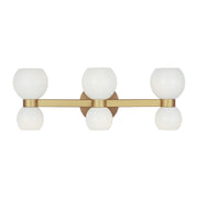 Visual Comfort Studio - KSV1006BBSMG - Six Light Vanity - Londyn - Burnished Brass