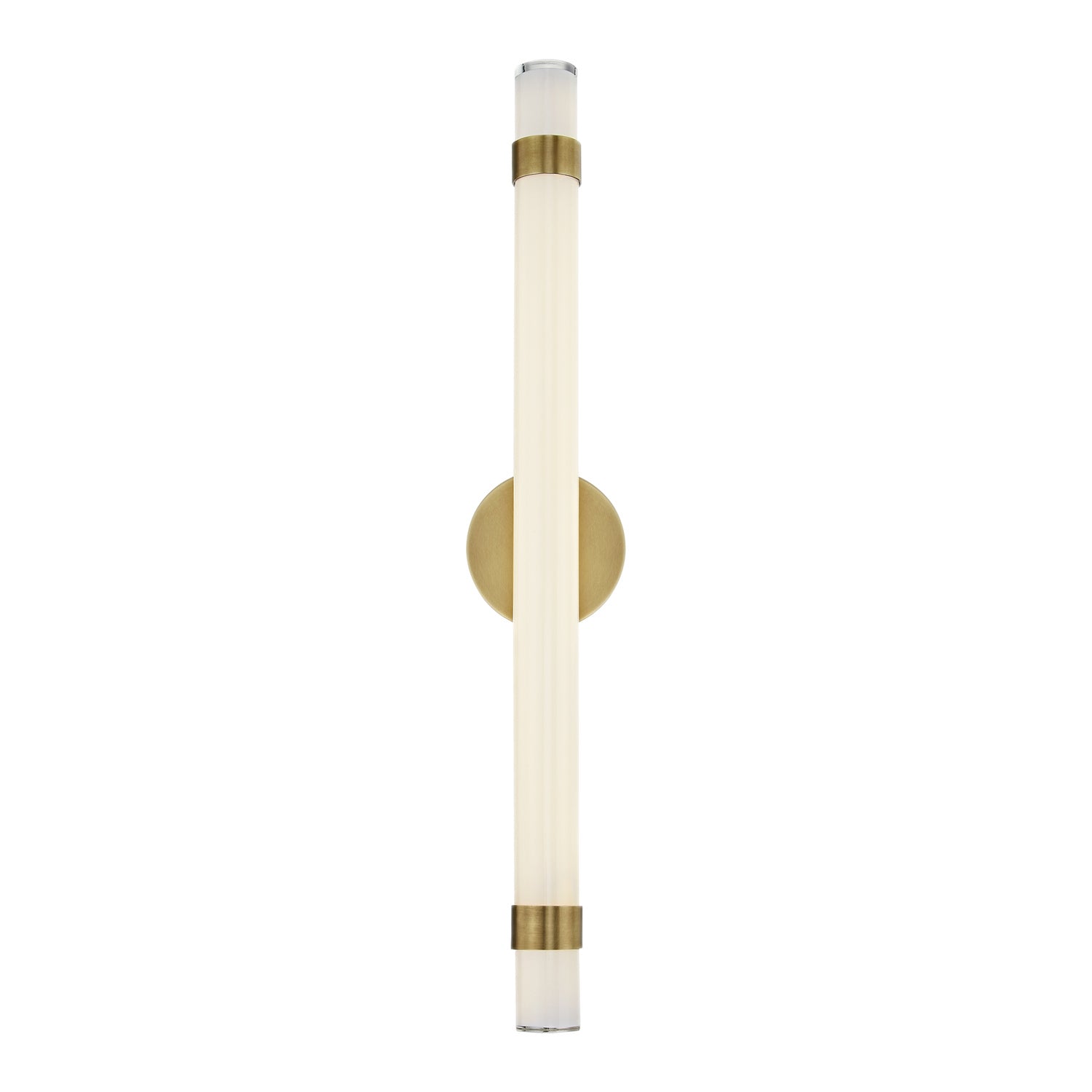 Alora - WV324230VBGO - LED Vanity - Madison - Vintage Brass/Glossy Opal