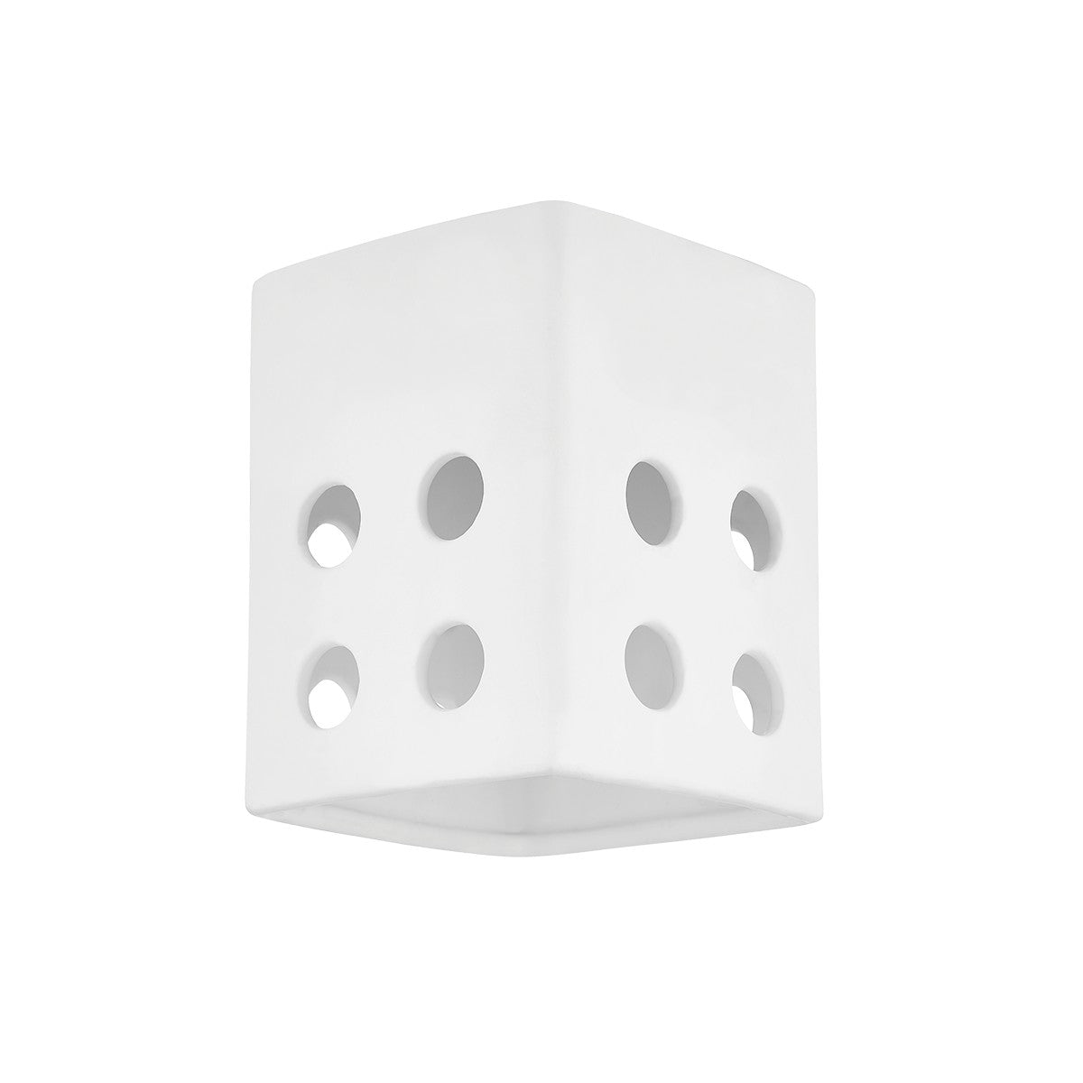 Mitzi - H474501A-AGB/CMW - One Light Flush Mount - Tatum - Aged Brass/Ceramic Raw Matte White