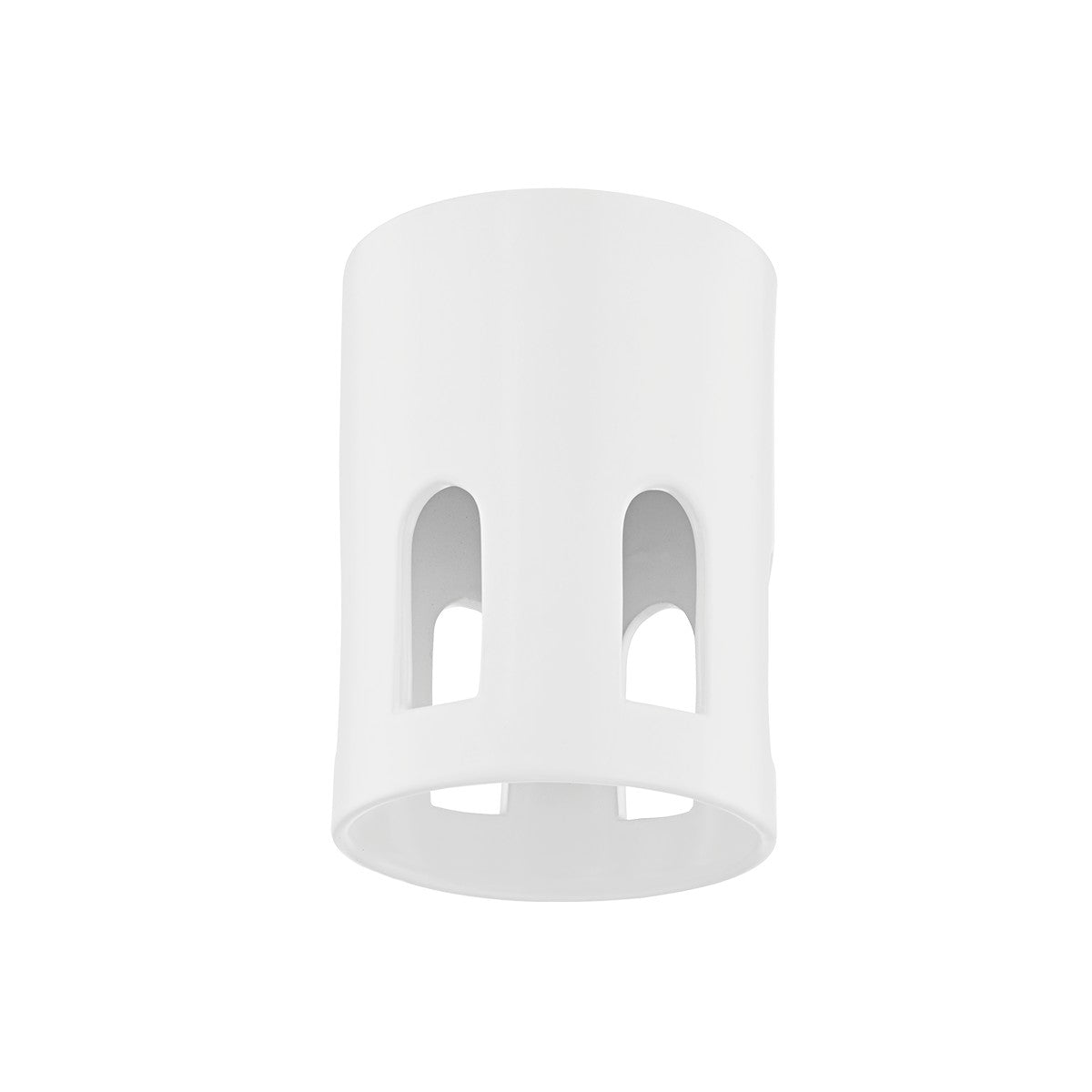 Mitzi - H474501B-AGB/CMW - One Light Flush Mount - Tatum - Aged Brass/Ceramic Raw Matte White