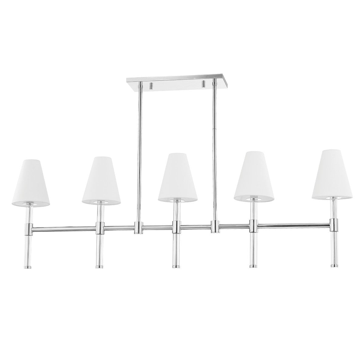 Mitzi - H630905-PN - Five Light Linear - Janelle - Polished Nickel