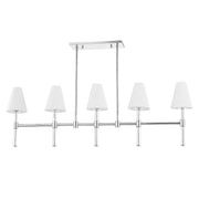 Mitzi - H630905-PN - Five Light Linear - Janelle - Polished Nickel
