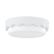 Mitzi - H656503-CMW - Three Light Flush Mount - Wave - Ceramic Matte White
