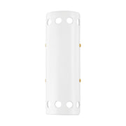 Mitzi - H705102-AGB/CGW - Two Light Wall Sconce - Jean - Aged Brass/Ceramic Gloss White