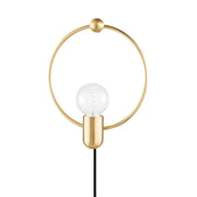 Mitzi - HL638201-AGB - One Light Wall Sconce - Darcy - Aged Brass