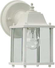 Quorum - 780-6 - One Light Wall Mount - Aluminum Box Lanterns - White